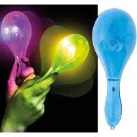 LED-maraca 15 cm - 1 stuk