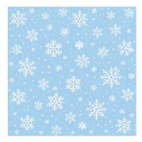 Sneeuwvlokpapier 25 x 25 cm - 50 stuks