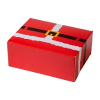Kerstsnoepdoos van 18 x 13,5 x 7,5 cm - Decora
