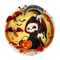 Halloween ballon met pompoen van 43 cm - Premioloon
