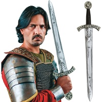 Middeleeuws christelijk zwaard van 60 cm