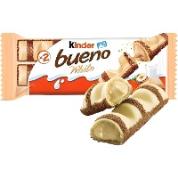 Kinder bueno White met hazelnootcrèmevulling - Kinder - 1 stuk