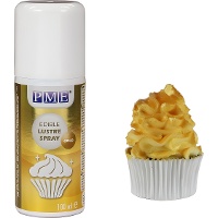 Eetbare gouden parelglans spray 100 ml - PME
