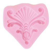 Barokke siliconen mal hoek van 8,6 x 8,5 cm - Artis decor
