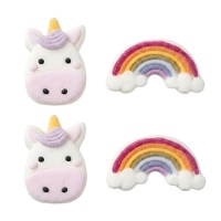 Eenhoornmarshmallows - 12 stuks