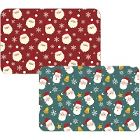 Placemat van 43 x 28 cm Kerstman - 1 stuk