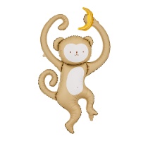 Folieballon aap 88 x 51 cm