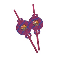 FC Barcelona rietjes - 6 stuks