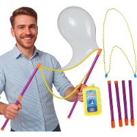 Set voor reuzenzeepbellen met stokken en touw