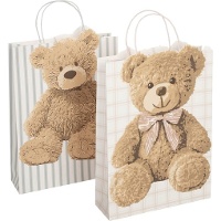 Cadeauzak met beertje 45 x 33 x 10 cm - 1 stuk
