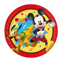 Mickey Mouse-bordjes 23 cm - 8 stuks
