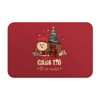 Placemat Caga Tió 43 x 28 cm, assorti - 1 stuk