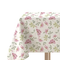 Tafelkleed van 2,00 x 1,45 m met bloemenstof