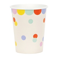 Confetti-bekers 220 ml - 6 stuks