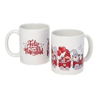 Kerst Gnomes Mok van ongeveer 350 ml in het rood