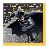 Batman City servetten 16,5 x 16,5 cm - 16 stuks