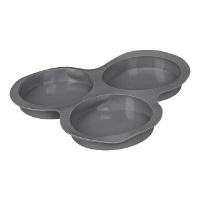 Bakvorm van 23 x 19,5 cm voor airfryer met 3 vakken