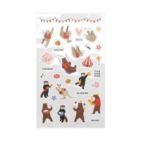 Muzikale dierenstickers - Dailylike - 1 vel