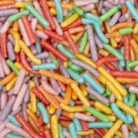 Kleurrijke sliertjes sprinkles van 75 g - PME