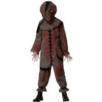 Bloederig Voodoo poppenkostuum voor kinderen