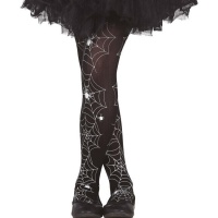 Kinderpanty's met witte spinnenwebben