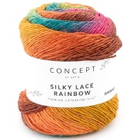 Silky Lace Rainbow 50 g - Katia