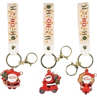 Kerstman-sleutelhanger - 1 stuk