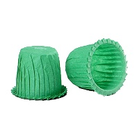 Gekleurde krullende cupcake hulzen van 3,4 cm - Decora - 35 stuks