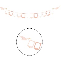 Fotoslinger voor Baby Shower van 2,5 m - 1 stuk