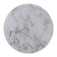 Taartbodem van 20 x 20 x 0,3 cm rond in ontwerp - 1 stuk