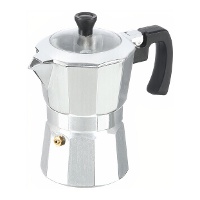 Italiaanse mokapot 6-kops met doorzichtig deksel - Kinvara