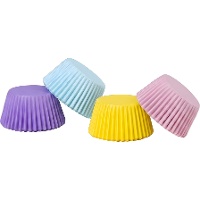 Cupcake vormpjes 3,2 cm pastelkleuren - Decora - 200 stuks