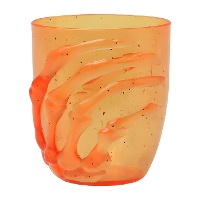 Beker met skelethand 10 x 9 cm - 1 stuk