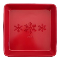 Vierkante bakvorm 24,5 x 24 x 5 cm - Kerst - Decora
