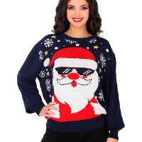 Kersttrui met Santa Claus voor vrouwen