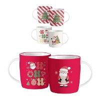 Kerstmok 350 ml van Santa Claus Hohoho - 1 stuk
