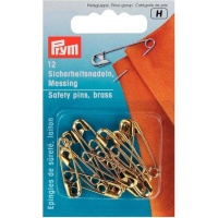 Gouden Veiligheidsspelden 5,7 cm - Prym - 12 stuks