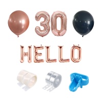 Ballonnenkit Hello 30 - Monkey Business - 95 stuks