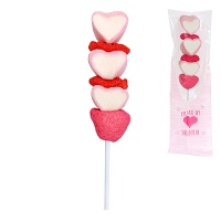 Valentijnsdag marshmallow spies van 38 g - 1 stuk