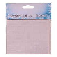 Dubbelzijdige vierkante zelfklevende foam pads 5 x 5 x 1 mm