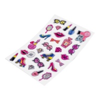 Oh la la 3D schoonheidsstickers - 1 vel