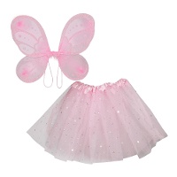 Feeënset met vleugels en tutu