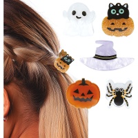 Assorti Halloween Haarclips - 5 stuks