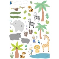 Safari Excursie Stickers - 1 Vel