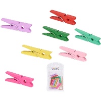 Kleine kleurrijke knijpers - 13 stuks