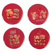 Harsmagneet met liefdesberen - 1 stuk