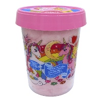 Eenhoorn Suikerspin met Sticker van 30 gr