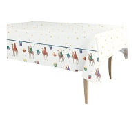 Witte Tafelkleed van de Drie Koningen 5 x 1,20 m - 1 stuk