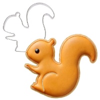 Eekhoorn Koekjesuitsteker 7 cm - Wilton