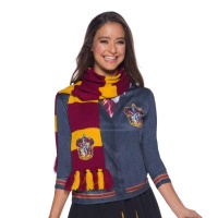 Gryffindor sjaal in geel en kastanjebruin van Harry Potter